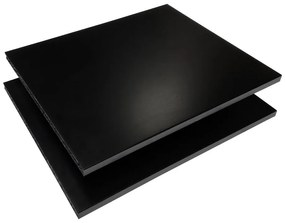 Fekete polc szett moduláris polcrendszerhez 2 db-os 32x27 cm Mistral Kubus - Hammel Furniture