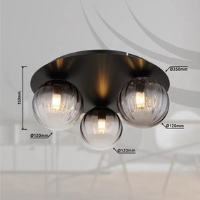 Globo 15216-3 - Mennyezeti lámpa DALLERTA 3xG9/10W/230V