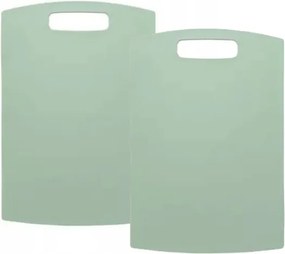 Livarno home Vágódeszka szett 24,1x14,3cm 2 db Zöld (8/G-533)
