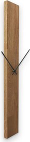 Modern dizájnú, tölgyfa falióra - TKOI