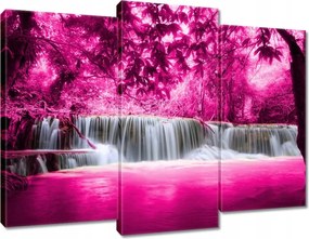 Vászonkép 90x70 Rózsaszín vízesés