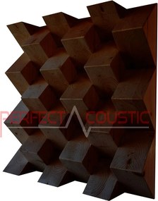 Piramis diffúzor 70x70x11cm - 60x60x11cm Csomagolás nélkül, személyes átvétel. , sötét tölgy