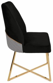 Madrid Black étkezőszék szett, 4 db, 4 db