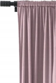 Velúr Függöny 140x270 Velvet szalaggal Rózsaszín