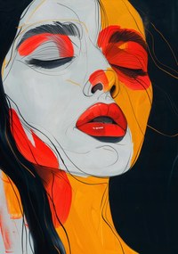 Poszter 70x100cm Kiömlött Elmélkedés