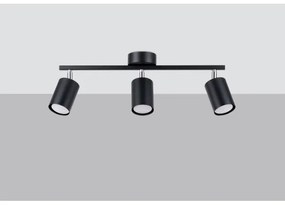 Sollux SL.1128 - Spotlámpa LEMMI 3xGU10/40W/230V fekete
