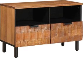 vidaXL TV szekrény Akácbarna felület 70 x 33 x 46 cm Tömör Mangófát