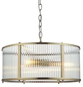 Endon 106282 - Láncos csillár RIDGETON 3xE14/6W/230V sárgaréz