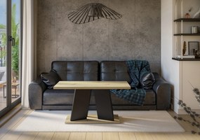 Dohányzóasztal Mulnu (artisan + fekete). 1055218