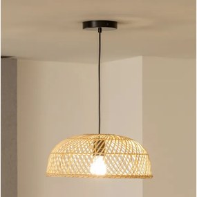 Brilagi - LED csillár zsinóron CERIA BOHO 1xE27/40W/230V Ø 60 cm rattan