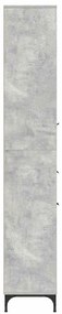 Fürdőszobai magas szekrény Beton szürke 31.5 x 33 x 190 cm