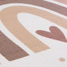 Krémszínű mosható gyerek szőnyeg 160x230 cm Coco 1132 – Ayyildiz Carpets