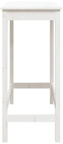 fehér tömör fenyőfa bárasztal 100 x 50 x 110 cm