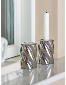 Kőedény gyertyatartó készlet 2 db-os Silvia – Bloomingville