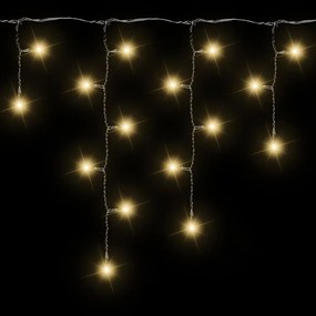 NEXOS Karácsonyi fényfüggöny 7,8 m 400 LED meleg fehér