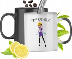 Mágikus Bögre Építésznek Színváltós Nyomtatott Fényképpel