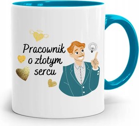 Arany Szívű Kék Bögre fényképes nyomattal