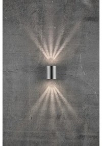 Nordlux - LED kültéri fali lámpa CANTO 2xLED/6W/230V IP44 rozsdamentes acél