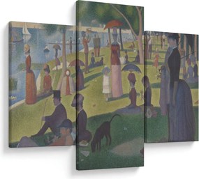 Kép - Georges Seurat, A Sunday on La Grande Jatte, reprodukciók (90x60 cm)