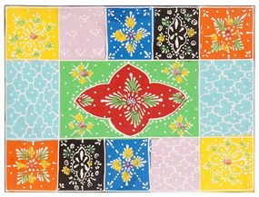 Éjjeliszekrény 2 pcs Sokszínű 40 x 30 x 40 cm Tömör mangófa