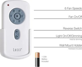 Lucci Air 21052TRS-Távirányító CLIMATE, RADAR és FRASER ventilátorokhoz 1x23A