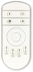 Top Light - LED Dimmelhető felületre szerelhető csillár MELED/50W/230V 3000-6500K fekete + távirányító