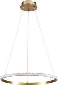 LED csillár kábellel DIANA LED/25W/230V 4000K Ø 50 cm arany