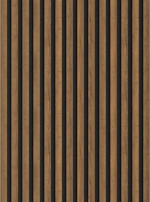 Mexen Lam-F akusztikus falilamellák 275 x 31,5 cm, 6 mm filc, Mocca Tölgy - S105-275317-2812-074