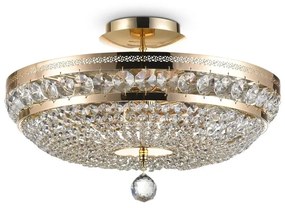 Maytoni DIA700-CL-06-G - Mennyezeti lámpa OTTILIA 6xE14/60W/230V