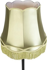 Okos állólámpa fekete, Granny árnyékolóval zöld, Wifi A60 - Classico