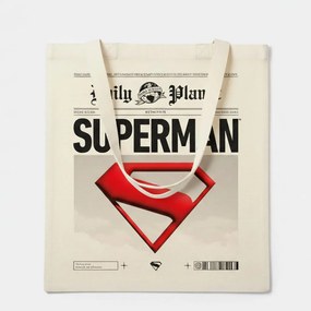 Superman Daily Planet shopping bag, bevásárlótáska 40 cm