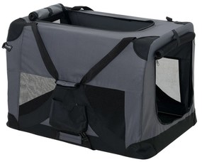 [pro.tec] Kisállat hordozó szállító táska box XL 81.3 x 58.4 cm szürke kutya macska