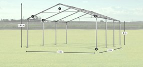 Party sátor 5x6x2m Comfort PE 240g Summer