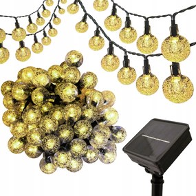 Napelemes lámpák Lánc fények 60 LED-es napelemes