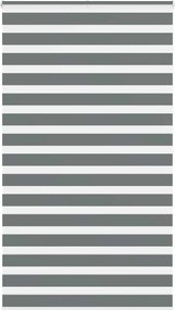 vidaXL zebrafüggönnyel sötét szürke szövetszélesség 120,9cm poliészter
