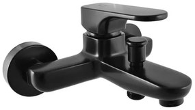 Kád csaptelep RAV SLEZÁK Yukon zuhanyszett nélkül 150 mm fekete matt YU154.5CMAT