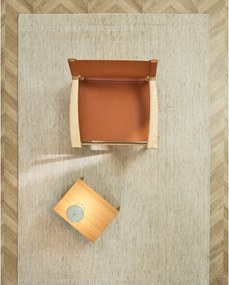 Krémszínű kézi szövésű gyapjú szőnyeg 160x230 cm Dalena – Kave Home