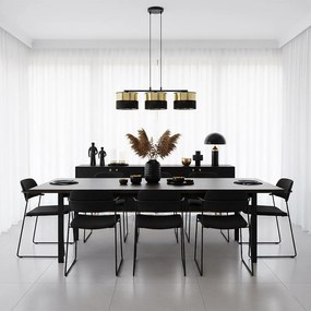 Emibig modern függeszték lux fekete arany emi1649/3