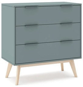 Szürkészöld komód 80x83x40 cm Pisco – Marckeric