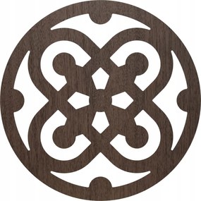 Tányéralátét szett 4 db-os asztali dísz kerek mintás 2