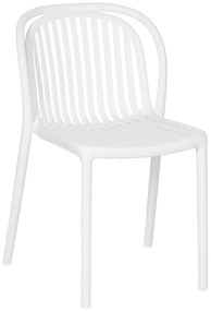 Fehér műanyag étkezőszék Alia – Ixia