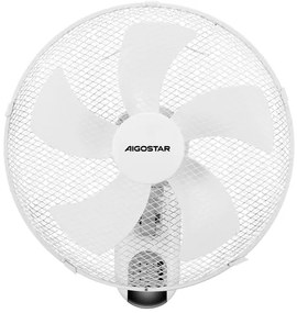 Aigostar -  Fali ventilátor 45W/230V fehér + távirányító