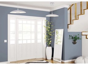 Fehér LED függőlámpa fém búrával Lund – Candellux Lighting