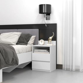 Drohmo M1 éjjeliszekrény, 40x59x32 cm, matt fehér