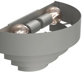 Fali lámpa RINGS 2xE27/15W/230V szürke