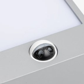 Brilagi TERNI LED 12W 230V kültéri fali lámpa szenzorral, szürke, IP44