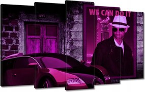 Vászonkép 100x60 Lila Bugatti