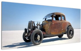Egy autó képe a sivatagban (120x50 cm)