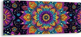 Kép - Kaleidoszkópos mandala (120x50 cm)