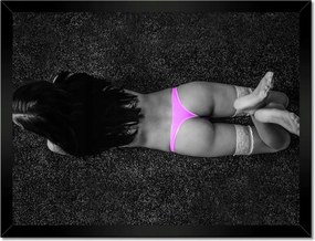 Poszterek keretben 40x30 Szexi lány bugyi